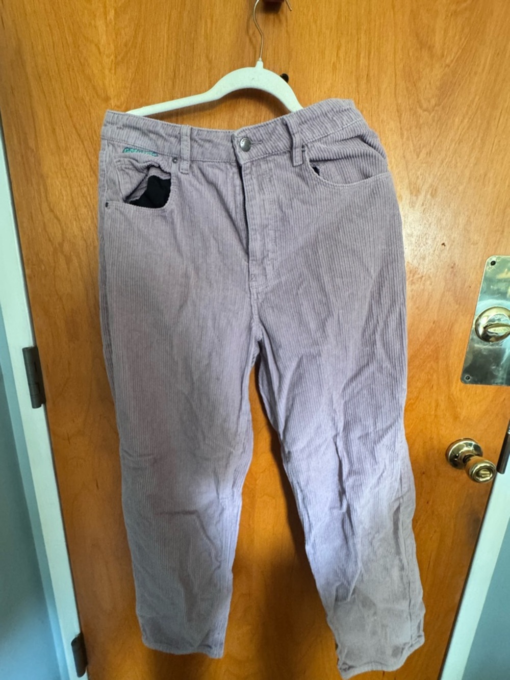 Zumiez Lavender Corduroy Wide-Leg Pants